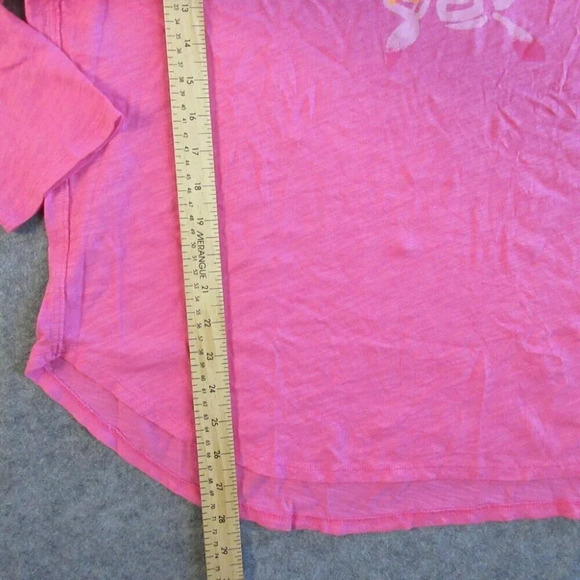 Habitat Women's Escape T Shirt Casual XL Top Pink Cotton 3/4 Sleeve Beach  204 - Picture 7 of 12